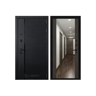 Входная дверь PIANO с зеркалом Максимум - Венге